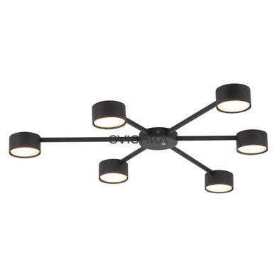 Стельовий світильник TK Lighting AVIA 6, Black, Чорний, Чорний, Чорний