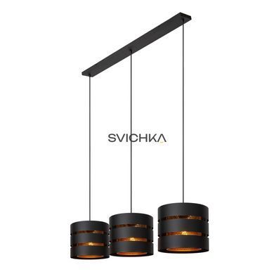 Подвесной светильник Lucide ROSAS 3xE27 Black