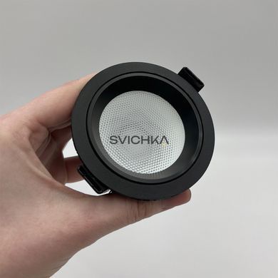 Точковий світильник Skarlat RDL73028-3 10W BK 3000K, Чорний, Чорний, Чорний, 132
