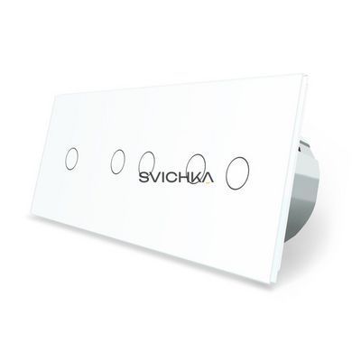 Умный сенсорный ZigBee выключатель 5 сенсоров Livolo