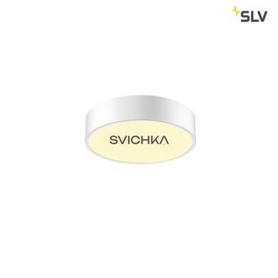 Настінно-стельовий світильник SLV MEDO 30 CW AMBIENT, 3000/4000K, DALI, white