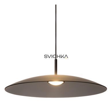 Підвісний світильник Lucide MENGA &Oslash; 60 cm LED Dim. 1x18,6W 2700K Smoke Grey, Smoke Grey, Димчатий, Димчатий