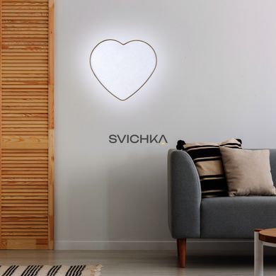 Настінно-стельовий світильник TK Lighting HEART, Dark gray