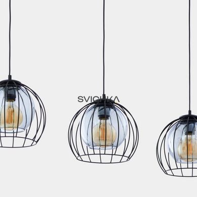 Підвіска UNIVERSO TK-Lighting 4483 - 4483, Чорний, Димчатий, Прозорий, Чорний