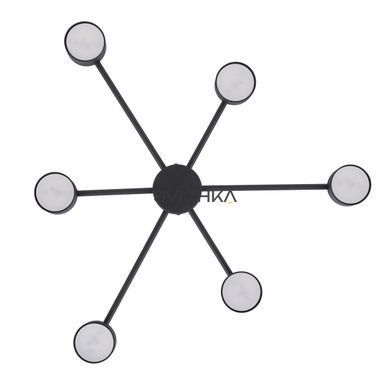 Стельовий світильник TK Lighting AVIA 6, Black, Чорний, Чорний, Чорний