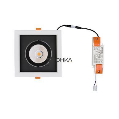 Врезной точечный светильник Nowodvorski CL DIA LED 30W 3000K, White/Black