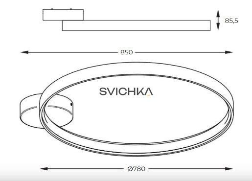 Настенный светильник Zuma Line Circle 78