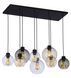 Підвіс TK Lighting 2834 Cubus - 2834, Чорний, Бурштинний, Димчатий, Прозорий