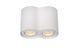 Стельовий точковий світильник Lucide TUBE 2xGU10 White, WHITE