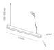 Подвесной светильник Barvanor STICK 600 мм, 3000K, White