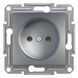 Розетка без заземлення Schneider Electric Asfora, Сталь, Сталь
