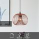 Підвісний світильник Lucide VINTI &Oslash; 30 cm 1xE27 Copper, Copper, Мідний, Мідний