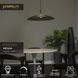 Підвісний світильник Lucide MENGA &Oslash; 60 cm LED Dim. 1x18,6W 2700K Smoke Grey, Smoke Grey, Димчатий, Димчатий