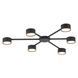 Стельовий світильник TK Lighting AVIA 6, Black, Чорний, Чорний, Чорний