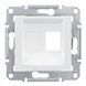 Накладка для 1 модуля AMP/MOLEX категории 5e 6 UTP Schneider Electric Sedna