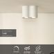 Стельовий точковий світильник Lucide TUBE 2xGU10 White, WHITE