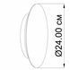 Бра Iimperium light Mushroom, 3000K, 24см, White