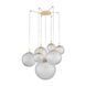 Підвісний світильник TK Lighting CADIX 7 Gold