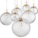 Підвісний світильник TK Lighting CADIX 7 Gold