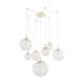 Підвісний світильник TK Lighting CADIX 7 Gold