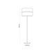 Торшер TK-Lighting LINOBIANCO, White/Beige, белый/бежевый, Чорний, Бежевий, Чорний