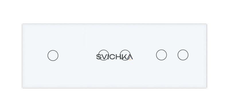 Умный сенсорный ZigBee выключатель 5 сенсоров Livolo