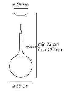 Подвесной светильник Artemide Castore-25 1053010A