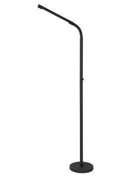 Акумуляторна підлогова лампа для читання Lucide GILLY Battery pack/batteries LED Dim. 1x6W 2700K Black, BLACK, Чорний