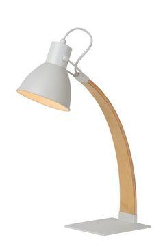 Настільна лампа Lucide CURF 1xE27 White, WHITE
