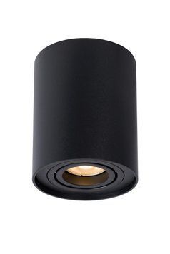 Потолочный точечный светильник Lucide TUBE &Oslash; 9,6 cm 1xGU10 Black