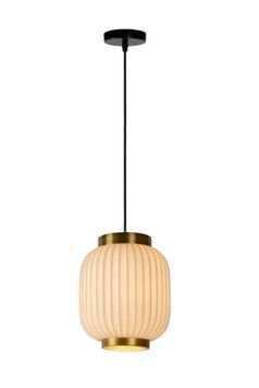 Підвісний світильник Lucide GOSSE &Oslash; 19,5 cm 1xE27 White, WHITE