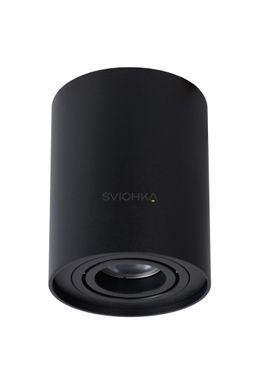 Потолочный точечный светильник Lucide TUBE &Oslash; 9,6 cm 1xGU10 Black