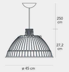 Подвесной светильник Fontana Arte Cloche