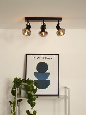 Потолочный точечный светильник Lucide MADEE 3xE14 Black