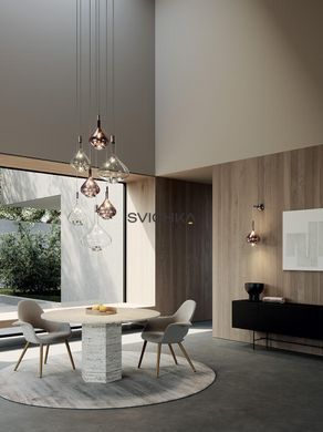 Підвісний світильник (LODES) Studio Italia Design SKY-FALL large, Рожевий