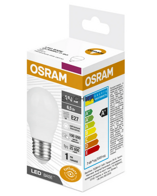 Світлодіодна лампа LED VALUE CL P60 6,5W/840 230V FR E27 OSRAM (4058075624139)