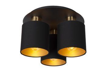 Стельовий світильник Lucide FUDRAL &Oslash; 37 cm 3xE27 Black, BLACK