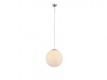 Підвісний світильник AZzardo WHITE BALL 20 AZ1325 (FLWB20WH), Хром, Білий