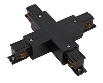 З'єднувач Х-подібний для 3-х фазної трекової системи Nowodvorski 8702 CTLS Power X Connector, Black