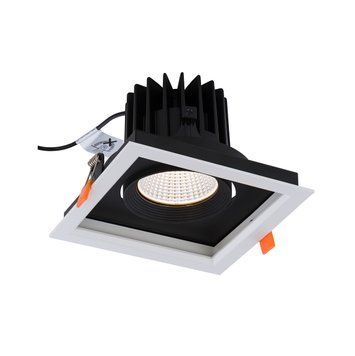 Врізний точковий світильник Nowodvorski CL DIA LED 30W 4000K, White/Black, Білий, Чорний, Білий, Чорний