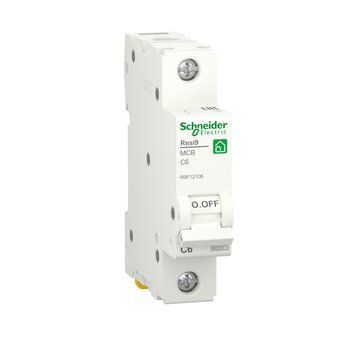 Автоматичний вимикач RESI9 Schneider Electric 6А, 1P, крива С, 6кА