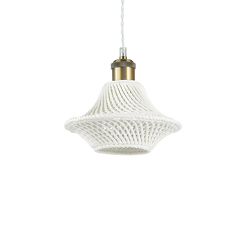 Підвіс (люстра) Ideal Lux LUGANO SP1 D23, Білий; Латунь, Білий, Латунь, Латунь, Білий, Білий