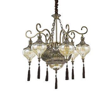 Ideal Lux HAREM SP9 Antique Brass 116006