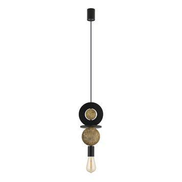 Подвесной светильник Nowodvorski Drops Wood E, Black/Gold