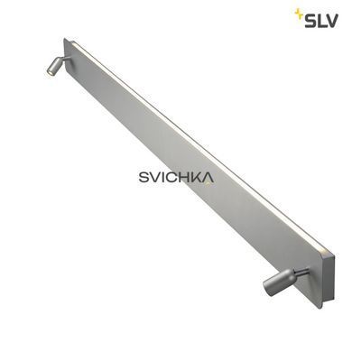 Світильник настінний SLV NAPIA TWIN 155114, Срібний, серебро, Алюміній Мат, Алюміній Мат