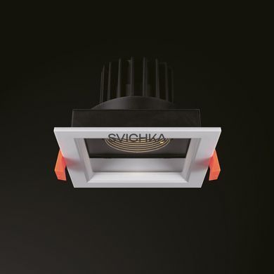 Врізний точковий світильник Nowodvorski CL DIA LED 30W 4000K, White/Black, Білий, Чорний, Білий, Чорний