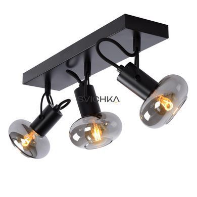 Потолочный точечный светильник Lucide MADEE 3xE14 Black