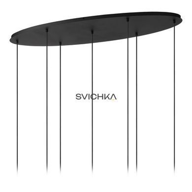 Підвісний світильник Lucide ELOISE 7xE27 Black, BLACK, Антрацит, Антрацит