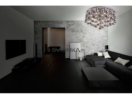 Люстра Azzardo AZ2571 Luvia D 80, Хром, Прозорий