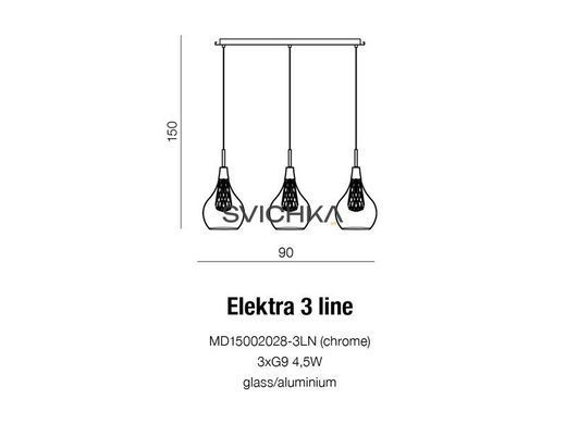 Подвесной светильник AZzardo Elektra 3 Line AZ1689